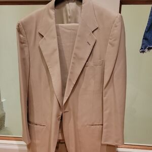 Perry Ellis Tan Slim Fit Suit